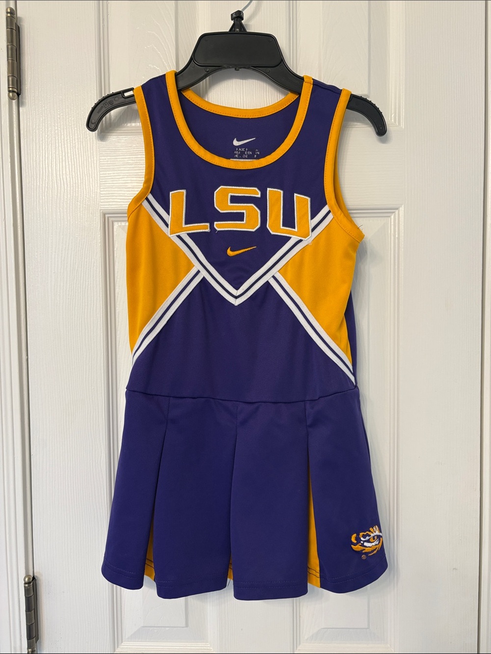 Nike Purple & Gold LSU Girls' Cheer Dress